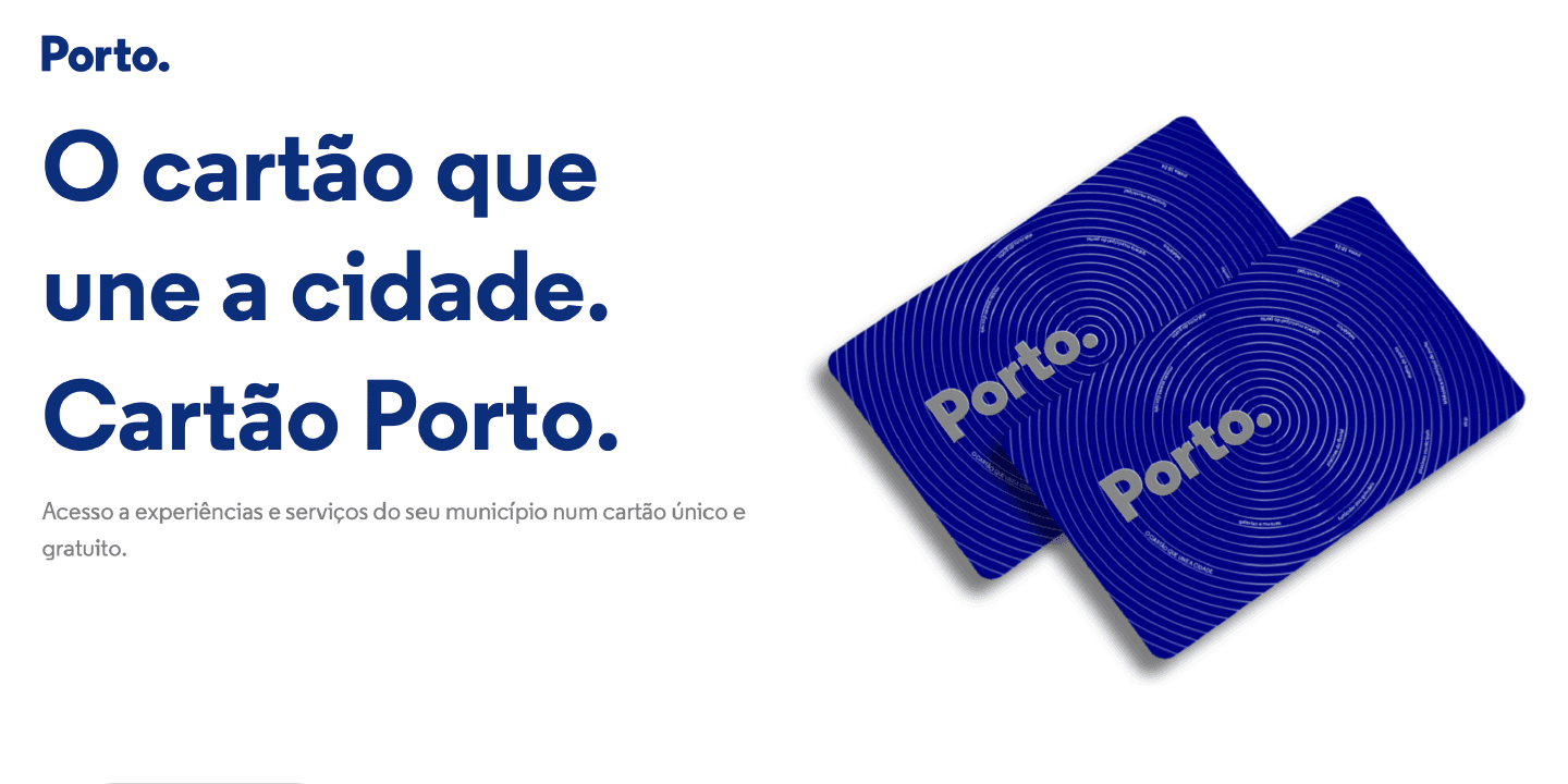 Cartão Porto.