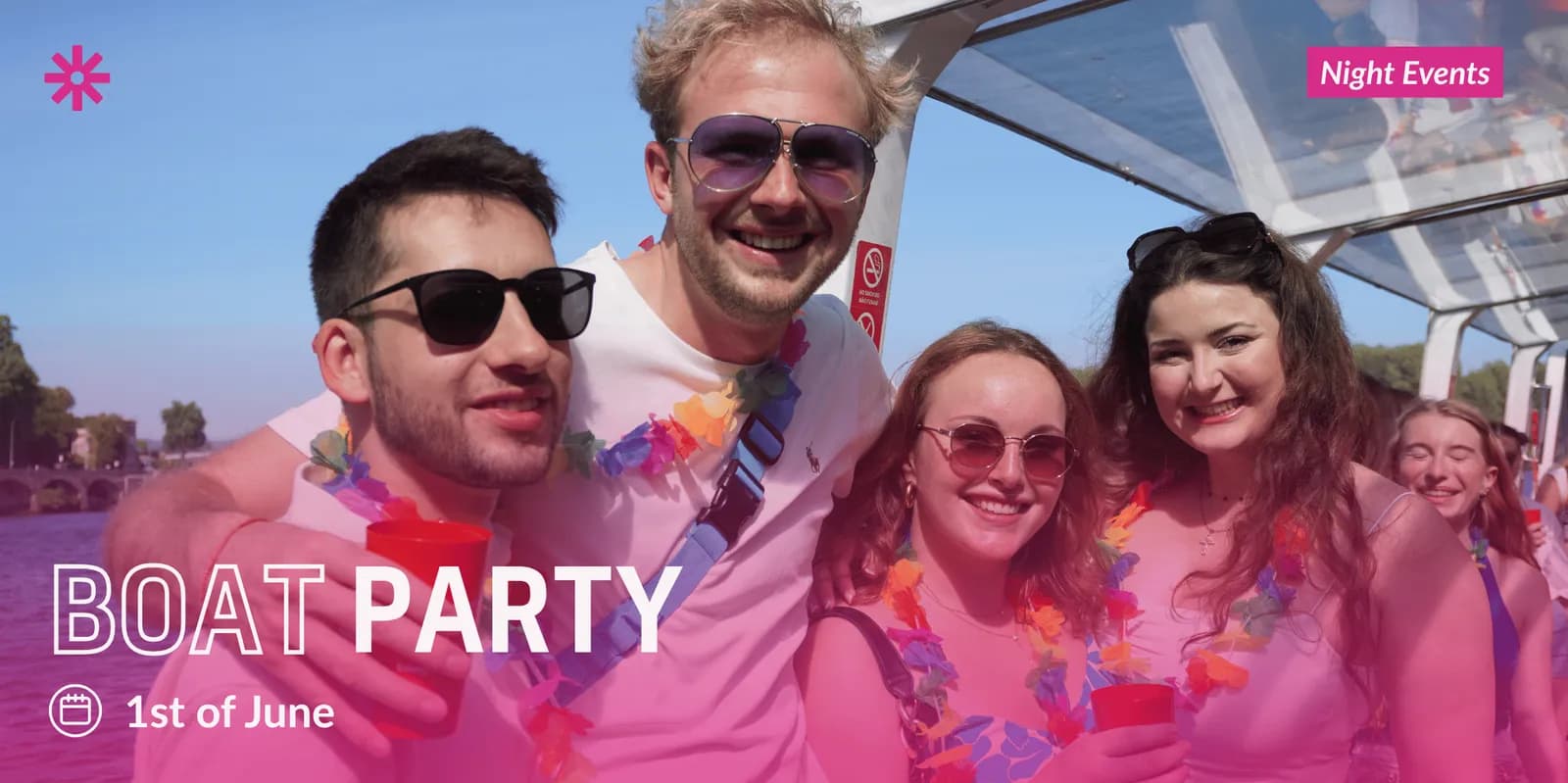 Boat Sunset Party