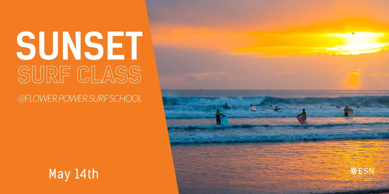 Sunset Surf Class - 6:00pm Class
