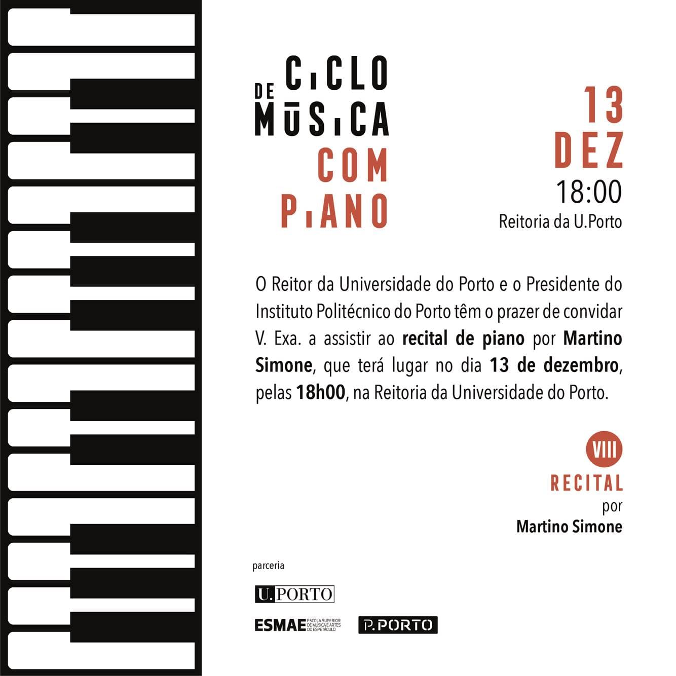 Piano Recital @ University of Porto