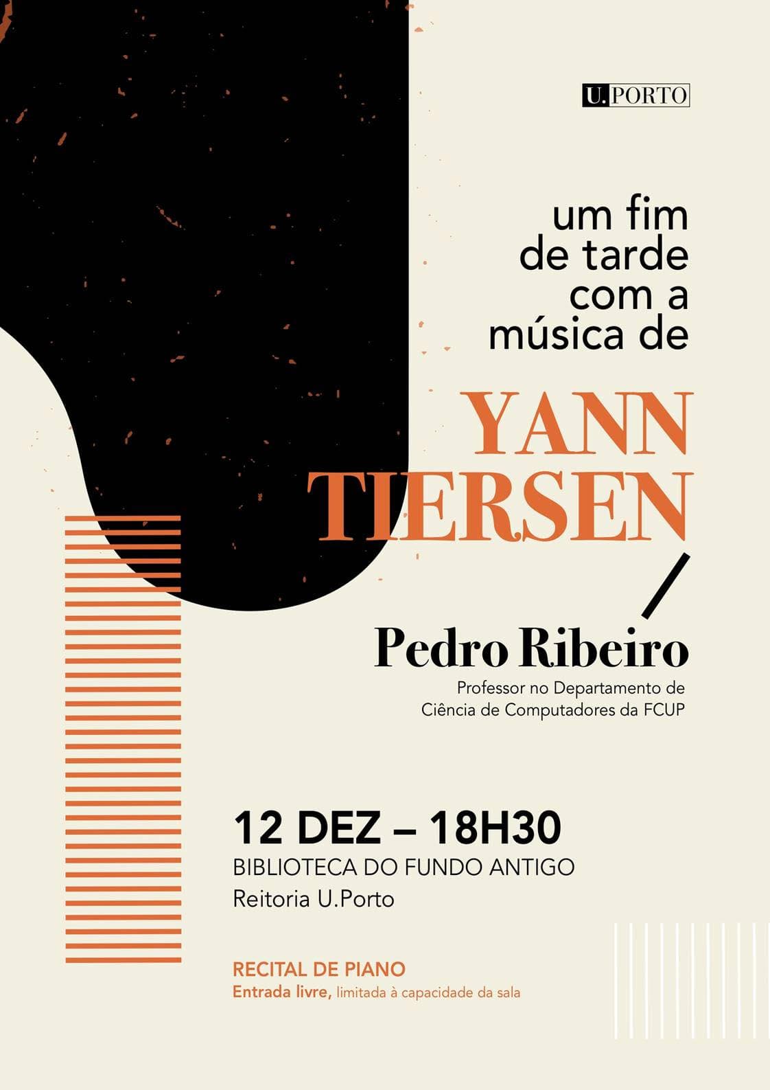 A late afternoon with the music of Yann Tiersen @ University of Porto